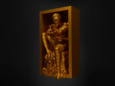 Death Book Nook - Anime Death Note Bookend - Book Shelter Prop 3D print model