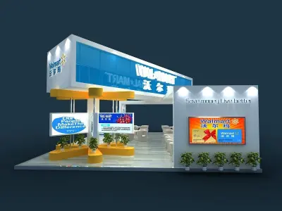Exhibition - Area - 12X9 3DMAX2009-01 3D model
