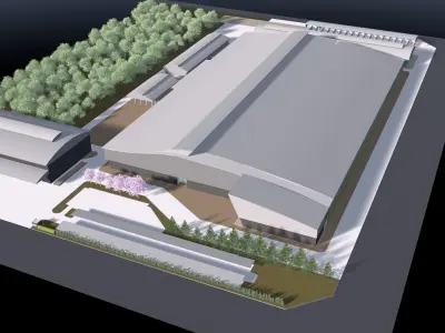 Factory layout 25zz02 3D model