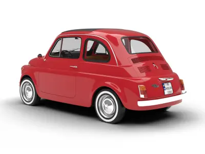 Fiat 500L 1969 3d model 3D model