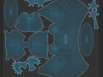 Frog  3D model  character 3D model