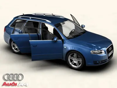 Audi A4 Avant 2005 3D model