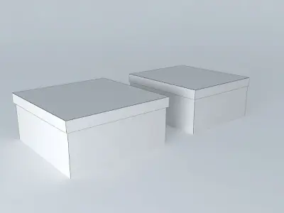 decorative box decorative box garnish Free 3D model