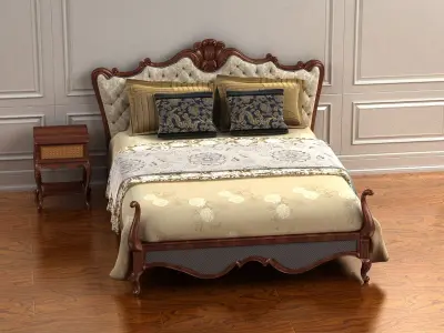 cabinet cabinet wardrobe sofa bed table bookshelve 3D model