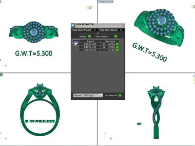 FASION RING 3D model 14
