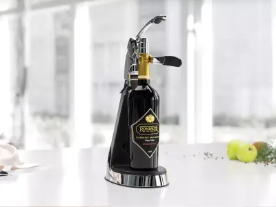 Modern wine bottle opener  3D model