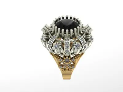 Ready to print jewelry Ring  3D print model