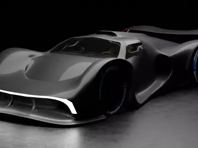 Ghost 001 Concept car 3D model