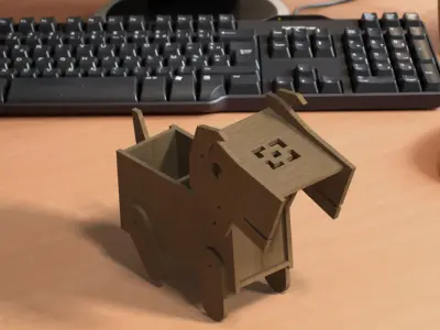 Dog Puzzle Free 3D model