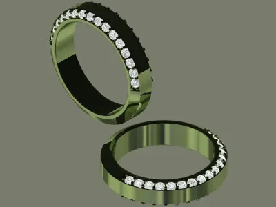  Women Ring  3D print model