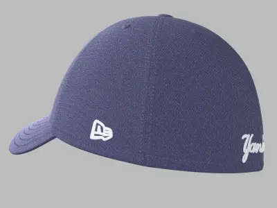 Baseball New York Cap 3D model