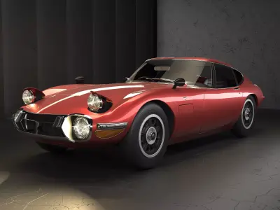 Toyota 2000 GT 3D model