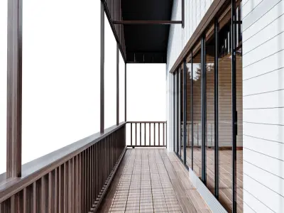 Garage House Low-poly 3D model