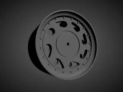 Fifteen52 Teardrop scalable and Printable rim 3D print model