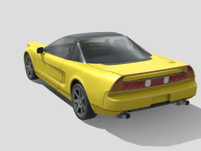 Honda NSX TypeR 1992 Low-poly 3D model