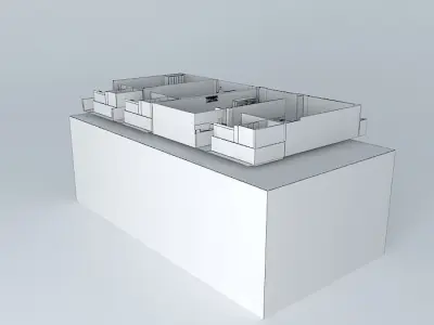 Ixtapa Melia apartments Free 3D model