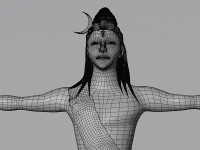 mahadev 3d modeling in blender Free 3D model