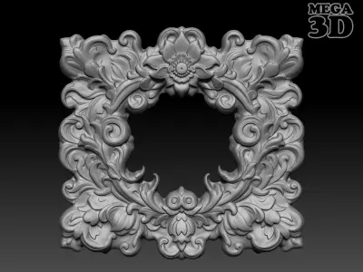 Bas relief Frame 240506 11 3D print model