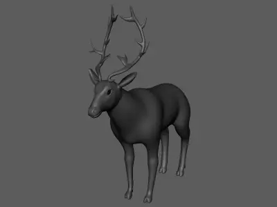 Deer Low Poly Animal Low-poly 3D model