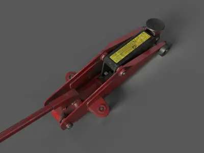 car jack lift Low-poly 3D model