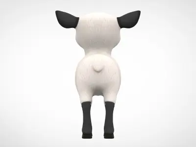 Sheep Low-poly 3D model