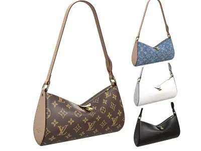 Louis Vuitton Pochette Tirette Bag 3D Model Pack