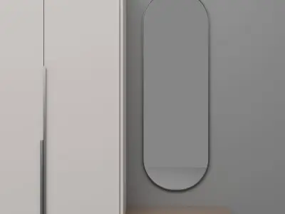Modern Closet V4 3D model