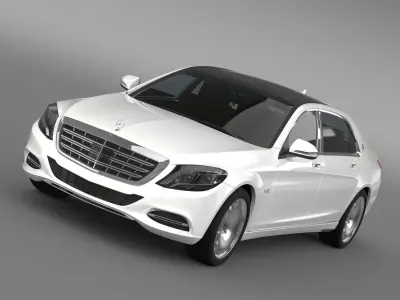Mercedes Maybach S600 X222 2015 3D model
