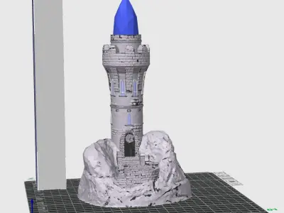 Celestial Citadel 3D print model