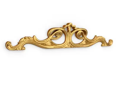 Classic carved decor ornament 360 3D model
