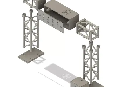 TRAFFIC LIGHTS F1 SLOT 3D print model