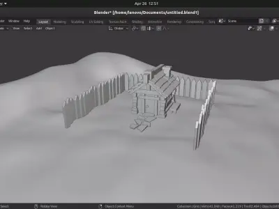 small house 3D model