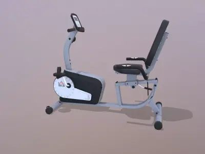 Recumbent Bike 3D model