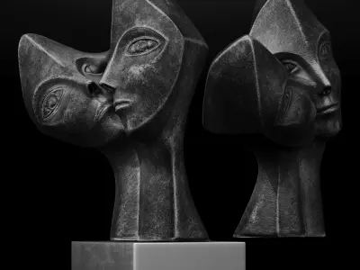 Sculptures of Abstraction Nurturing 2002 3D model