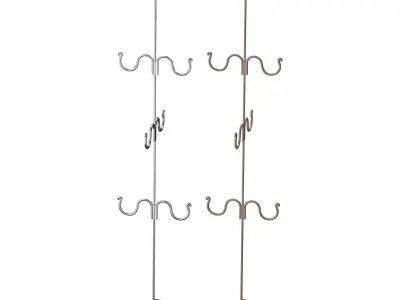 Christmas Stocking Holder Stand Holiday Home Decor 3D model