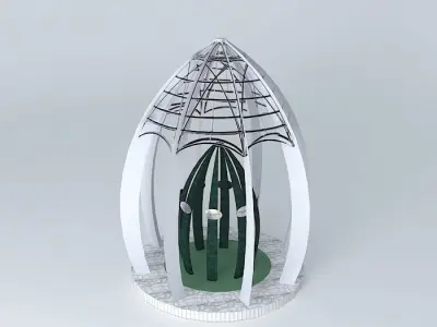 Šehidsko Memorial Characteristic Free 3D model