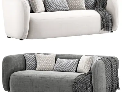 Nara Sofa Gibson Wheat By Highfashionhome 3D model