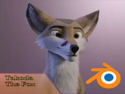 Takoda Fox 3D model