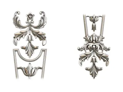 Classic carved 240 3D model