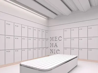 locker room 3D model