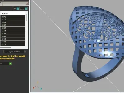 Fancy Womens Rings Plain Rings Ready STL 3DM Models Rings 3D print model 25