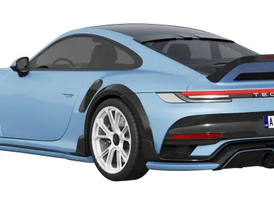 Porsche 911 TECHART GTstreet R Touring 3D model