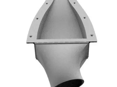 Naca Air scoop 3D print model