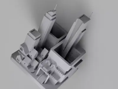 Architectural Desk Organizers 3D print model