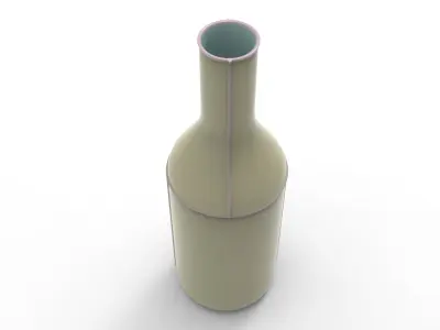 Boti Vase Low-poly 3D model