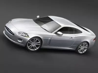 Jaguar xk 2007 3D model