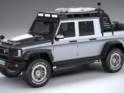Generic Offroad Adventure Car 2022 3D model