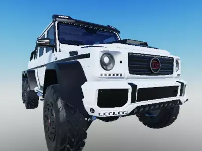 Mercedes Brabus B63 G63 6X6 3D model