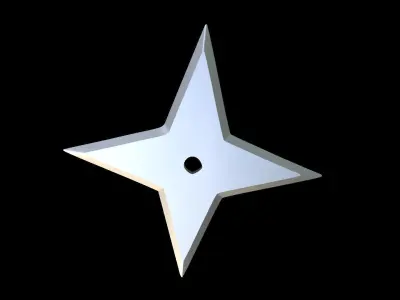Shuriken star Free 3D print model