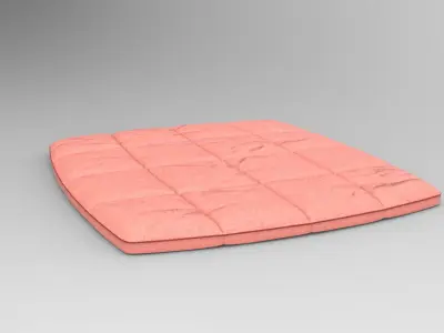Kuye Mattress Low-poly 3D model